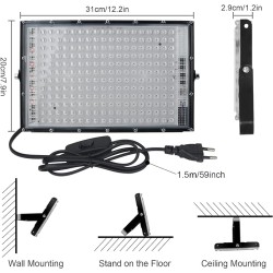 Black LED Light 150W