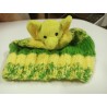 Gorro niño Ratón Amarillo y Verde