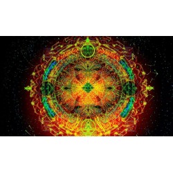 Tapestry psychedelic Sun