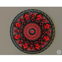 Mandala de Madera con Luces Leds