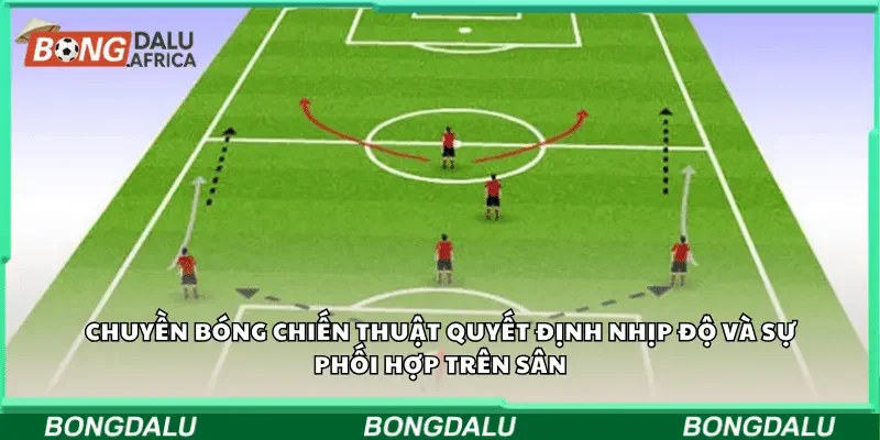 Chuyền bóng chiến thuật quyết định nhịp độ và sự phối hợp trên sân